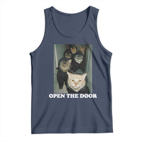 Open The Door Cats Lover Tank Top Funny Cat Gang Sarcastic Meme - Wonder Print Shop