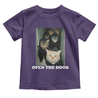 Open The Door Cats Lover Toddler T Shirt Funny Cat Gang Sarcastic Meme - Wonder Print Shop