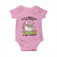 It’s A Good Day To Read 6 or 7 Pages Baby Onesie Funny Six Seven Teacher Book Lover - Wonder Print Shop