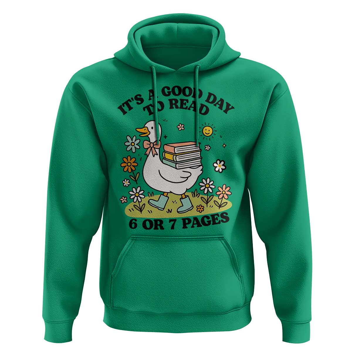 It’s A Good Day To Read 6 or 7 Pages Hoodie Funny Six Seven Teacher Book Lover - Wonder Print Shop