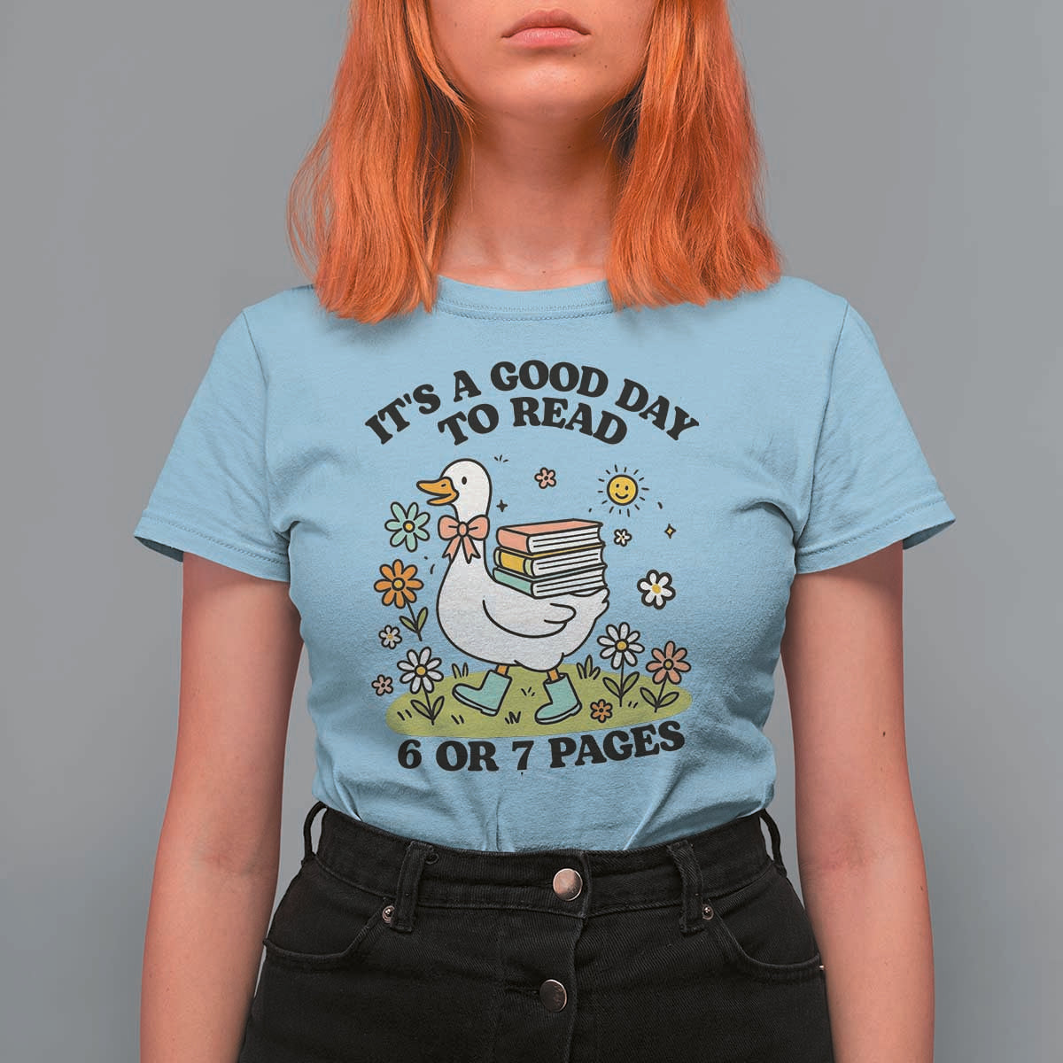 It’s A Good Day To Read 6 or 7 Pages T Shirt For Women Funny Six Seven Teacher Book Lover - Wonder Print Shop