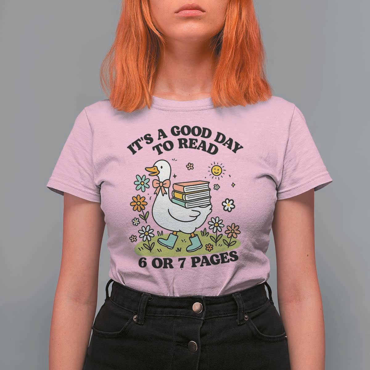 It’s A Good Day To Read 6 or 7 Pages T Shirt For Women Funny Six Seven Teacher Book Lover - Wonder Print Shop