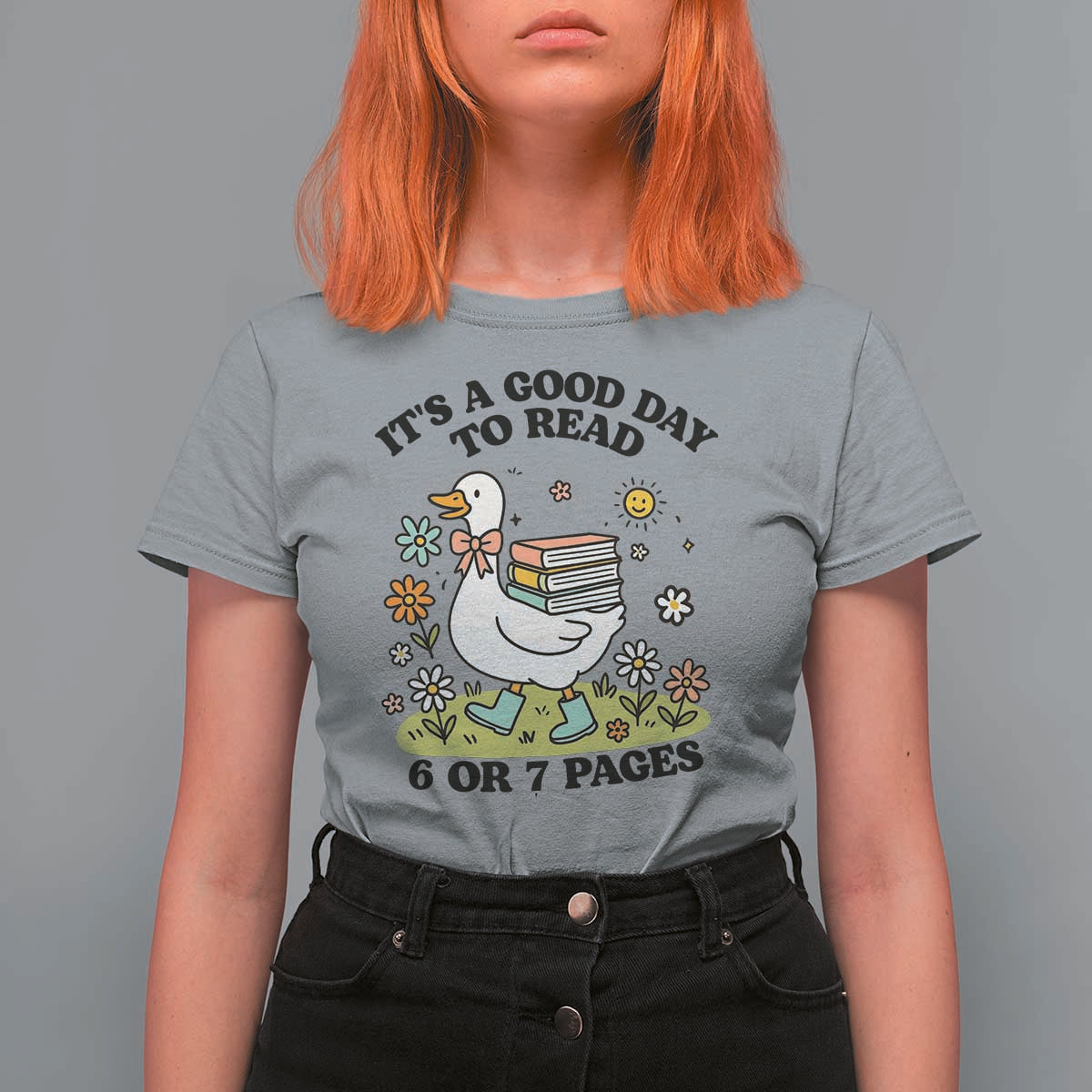 It’s A Good Day To Read 6 or 7 Pages T Shirt For Women Funny Six Seven Teacher Book Lover - Wonder Print Shop