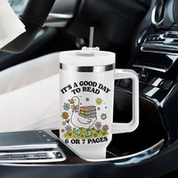 It’s A Good Day To Read 6 or 7 Pages Tumbler With Handle Funny Six Seven Teacher Book Lover - Wonder Print Shop