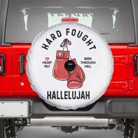 Hard Fought Hallelujah Spare Tire Cover Christian Boxing Gloves Bible Verse Faith - Wonder Print Shop