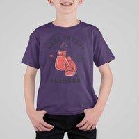 Hard Fought Hallelujah T Shirt For Kid Christian Boxing Gloves Bible Verse Faith - Wonder Print Shop