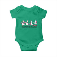 Hard Fought Hallelujah Baby Onesie Funny Christian Goose - Wonder Print Shop