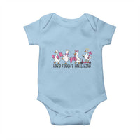 Hard Fought Hallelujah Baby Onesie Funny Christian Goose - Wonder Print Shop