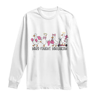 Hard Fought Hallelujah Long Sleeve Shirt Funny Christian Goose - Wonder Print Shop