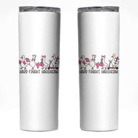 Hard Fought Hallelujah Skinny Tumbler Funny Christian Goose - Wonder Print Shop