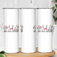 Hard Fought Hallelujah Skinny Tumbler Funny Christian Goose - Wonder Print Shop