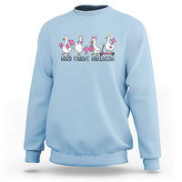 Hard Fought Hallelujah Sweatshirt Funny Christian Goose - Wonder Print Shop