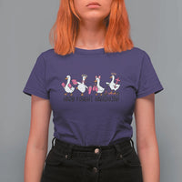 Hard Fought Hallelujah T Shirt For Women Funny Christian Goose - Wonder Print Shop