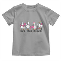 Hard Fought Hallelujah Toddler T Shirt Funny Christian Goose - Wonder Print Shop