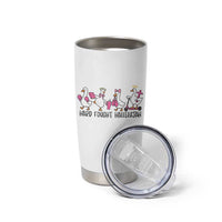 Hard Fought Hallelujah Tumbler Cup Funny Christian Goose - Wonder Print Shop
