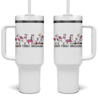 Hard Fought Hallelujah Tumbler With Handle Funny Christian Goose - Wonder Print Shop
