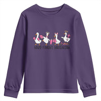 Hard Fought Hallelujah Youth Sweatshirt Funny Christian Goose - Wonder Print Shop