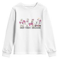 Hard Fought Hallelujah Youth Sweatshirt Funny Christian Goose - Wonder Print Shop