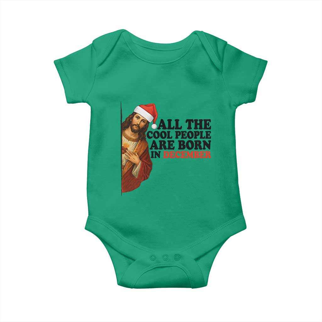 Funny December Birthday Baby Onesie All The Cool People are Born in December - Wonder Print Shop