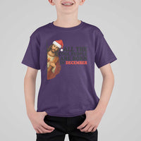 Funny December Birthday T Shirt For Kid All The Cool People are Born in December - Wonder Print Shop