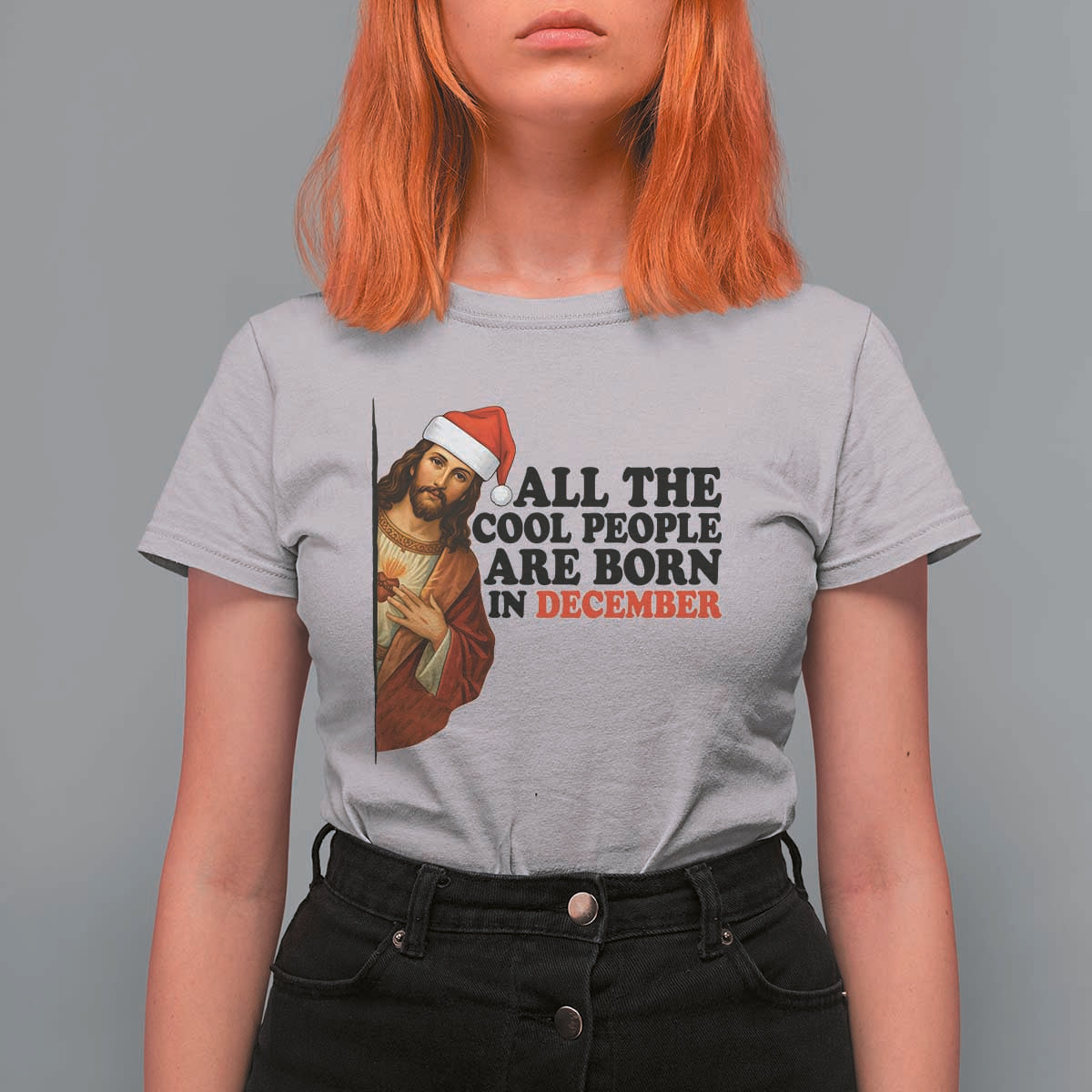 Funny December Birthday T Shirt For Women All The Cool People are Born in December - Wonder Print Shop