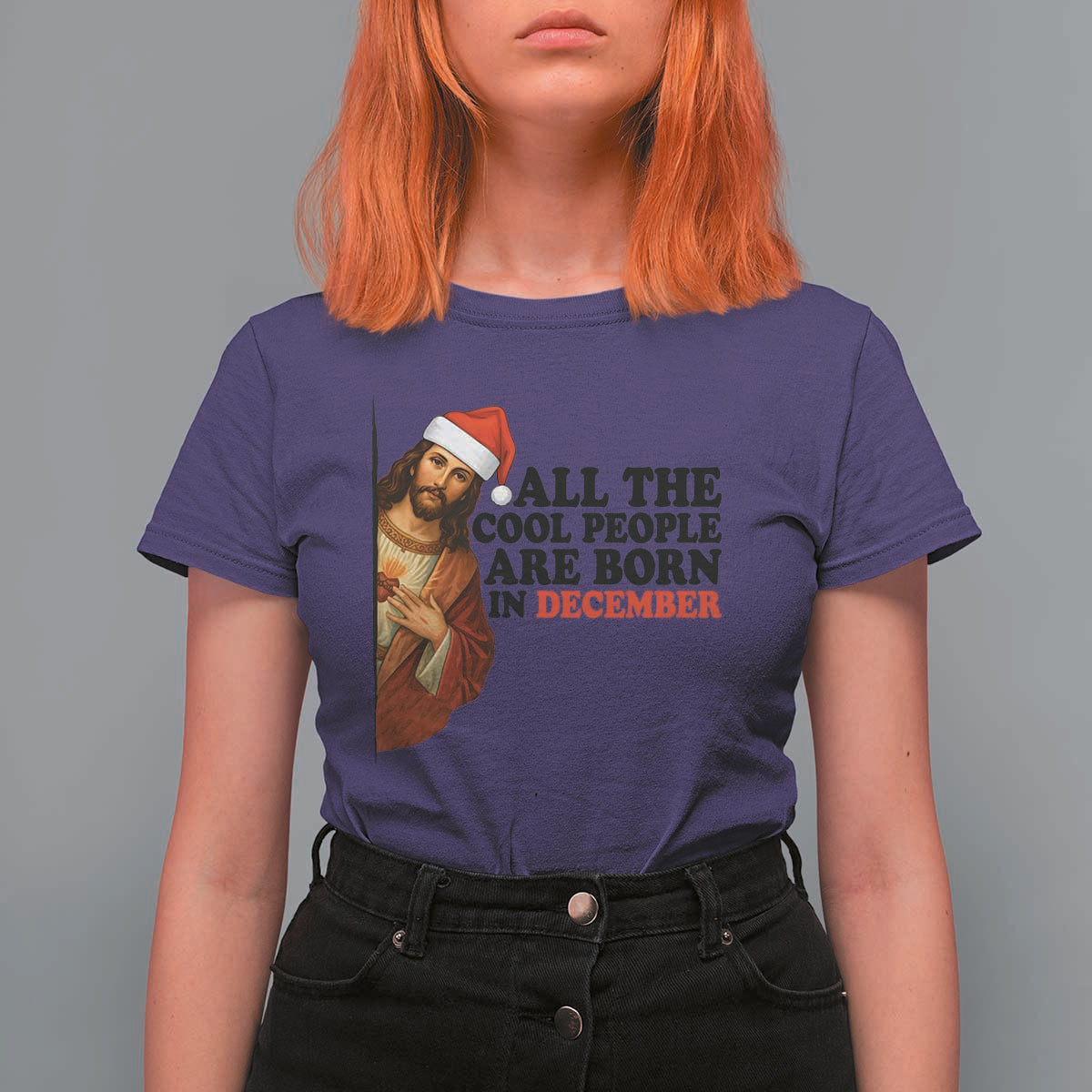 Funny December Birthday T Shirt For Women All The Cool People are Born in December - Wonder Print Shop