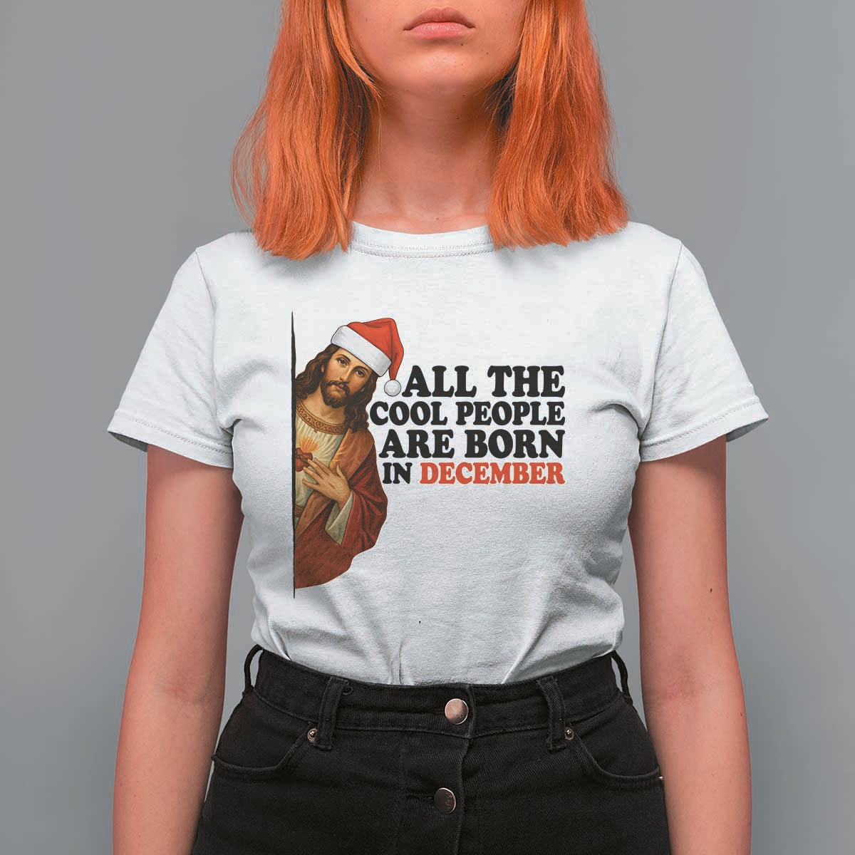 Funny December Birthday T Shirt For Women All The Cool People are Born in December - Wonder Print Shop