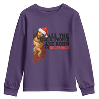 Funny December Birthday Youth Sweatshirt All The Cool People are Born in December - Wonder Print Shop
