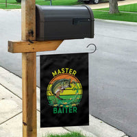 Funny Bass Fishing St Patricks Day Garden Flag Master Baiter