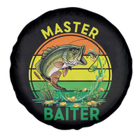 Funny Bass Fishing St Patricks Day Spare Tire Cover Master Baiter