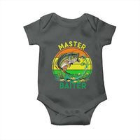 Funny Bass Fishing St Patricks Day Baby Onesie Master Baiter