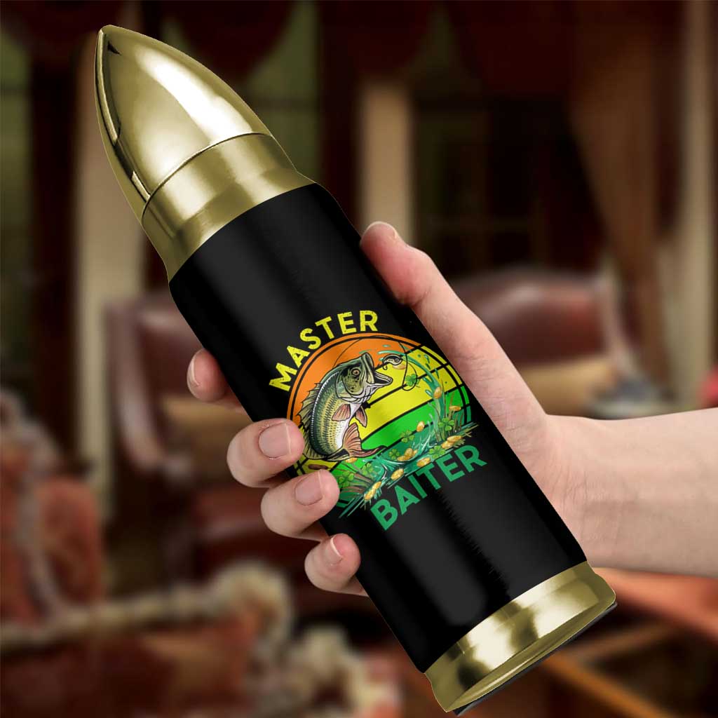 Funny Bass Fishing St Patricks Day Bullet Tumbler Master Baiter