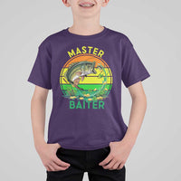 Funny Bass Fishing St Patricks Day T Shirt For Kid Master Baiter