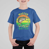 Funny Bass Fishing St Patricks Day T Shirt For Kid Master Baiter