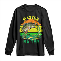 Funny Bass Fishing St Patricks Day Long Sleeve Shirt Master Baiter