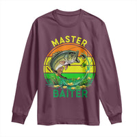 Funny Bass Fishing St Patricks Day Long Sleeve Shirt Master Baiter