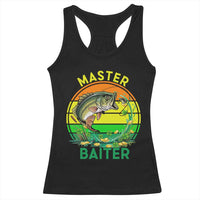 Funny Bass Fishing St Patricks Day Racerback Tank Top Master Baiter