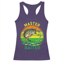 Funny Bass Fishing St Patricks Day Racerback Tank Top Master Baiter