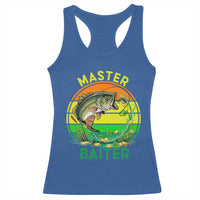 Funny Bass Fishing St Patricks Day Racerback Tank Top Master Baiter