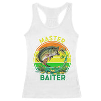 Funny Bass Fishing St Patricks Day Racerback Tank Top Master Baiter