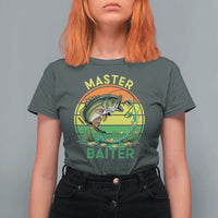 Funny Bass Fishing St Patricks Day T Shirt For Women Master Baiter