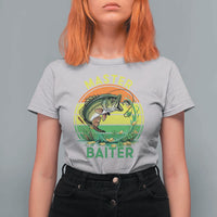 Funny Bass Fishing St Patricks Day T Shirt For Women Master Baiter