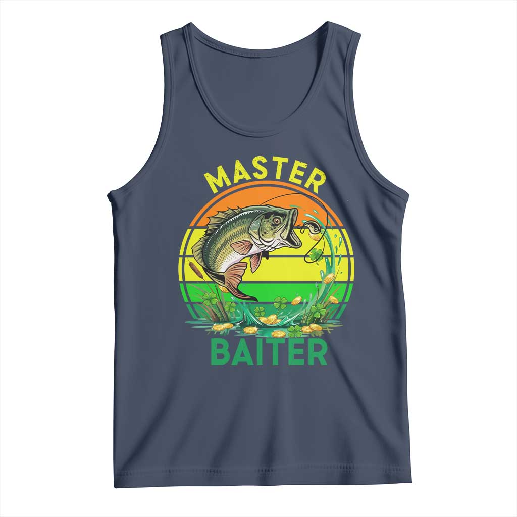Funny Bass Fishing St Patricks Day Tank Top Master Baiter