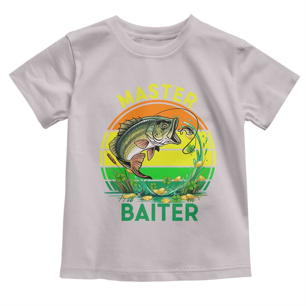 Funny Bass Fishing St Patricks Day Toddler T Shirt Master Baiter