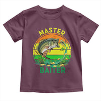 Funny Bass Fishing St Patricks Day Toddler T Shirt Master Baiter