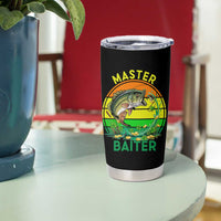 Funny Bass Fishing St Patricks Day Tumbler Cup Master Baiter