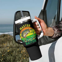 Funny Bass Fishing St Patricks Day Tumbler With Handle Master Baiter