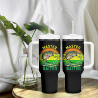 Funny Bass Fishing St Patricks Day Tumbler With Handle Master Baiter