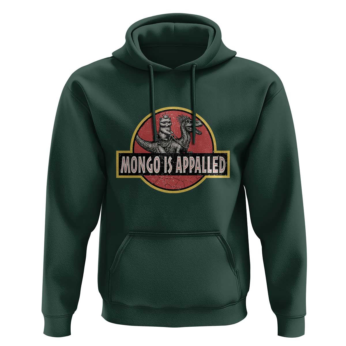 Retro Mongo is Appalled Hoodie Princess Donut and Mongo Book Lover