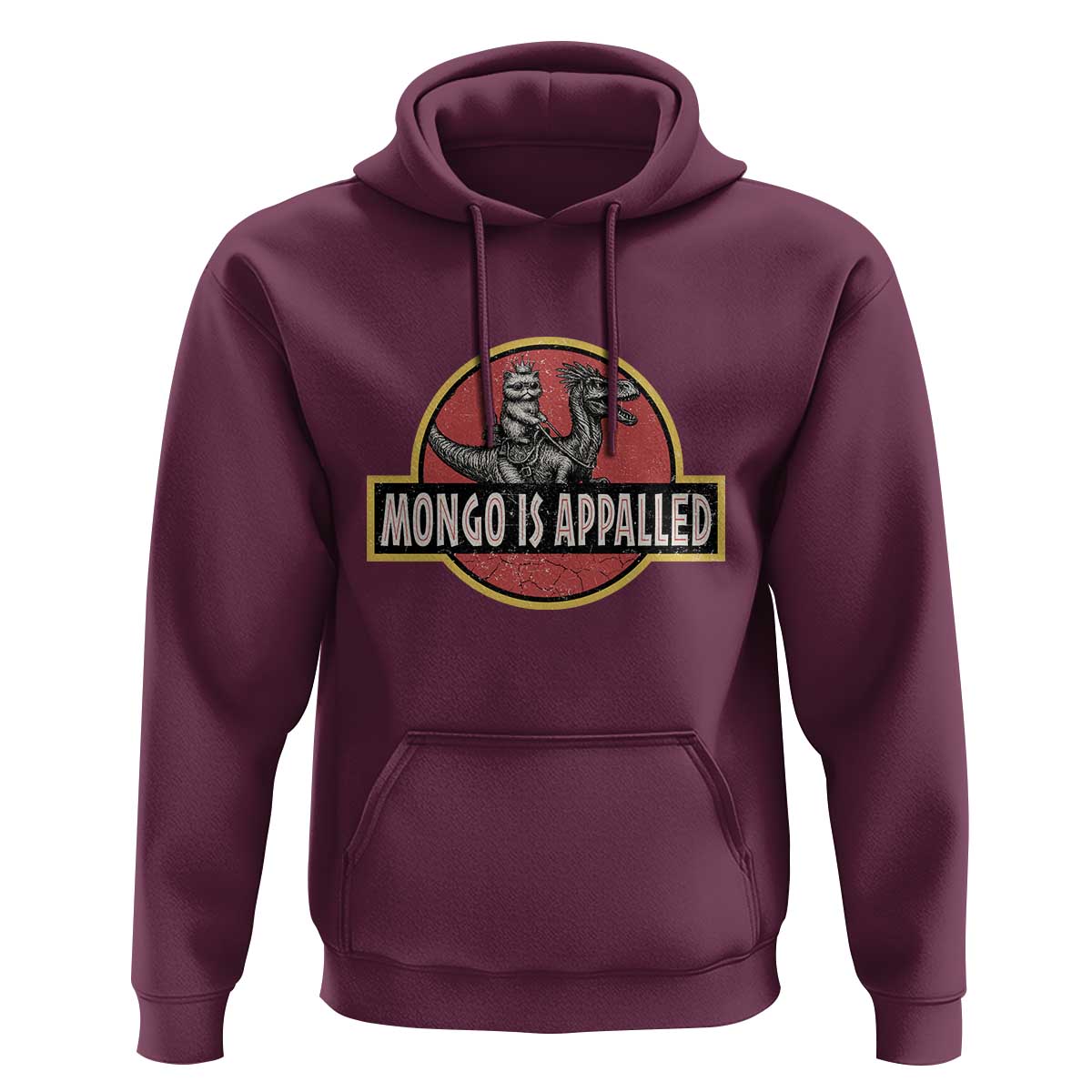 Retro Mongo is Appalled Hoodie Princess Donut and Mongo Book Lover